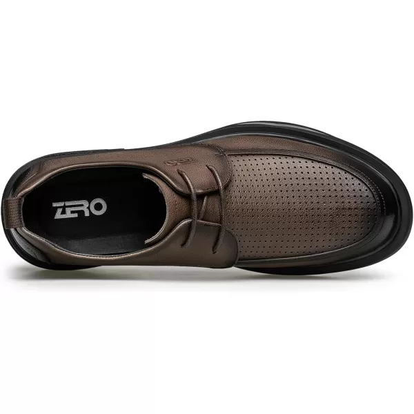 Mens Derby Shoes Good air Permeability Summer Oxford Shoes for Men B23218X23 SummerBrown
