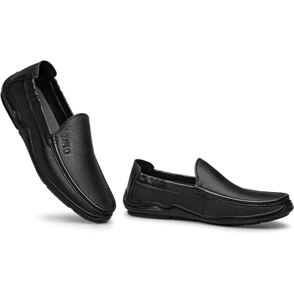 Mens Loafers  Wide Fit Soft and Lightweight Driving Shoes N33636 23 WinterBlack