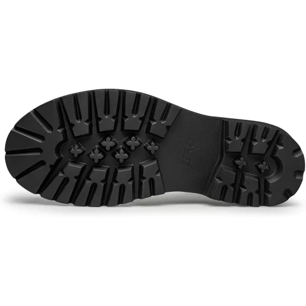 Mens Outdoor Dress Sneakers Platform Genuine Leather Shoes for Men G3363323 WinterBlack