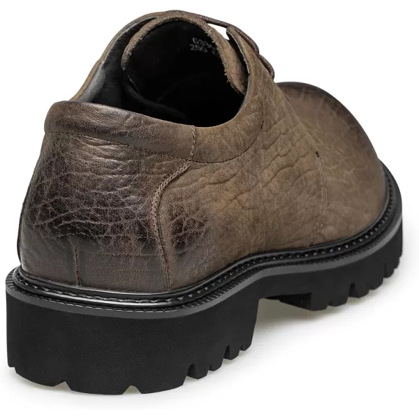 Mens Outdoor Dress Sneakers Platform Genuine Leather Shoes for Men G3363323 WinterBrown