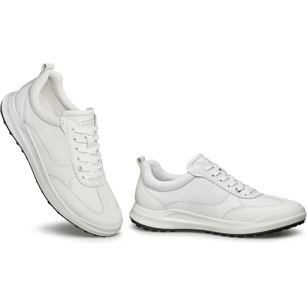Mens Sneakers  Laceup Stylish and Minimalist Retro Training Shoes Y33002 23 WinterWhite