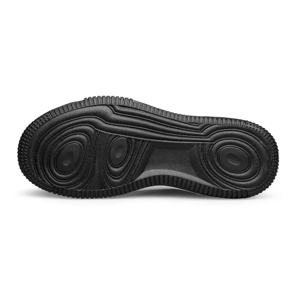 ZRO Mens ThickSole HeightIncreasing Boots  Breathable Cowhide Leather Warm Insulation H35609 23 WinterBlack