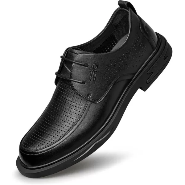 Mens Derby Shoes Good air Permeability Summer Oxford Shoes for Men B23218X23 SummerBlack