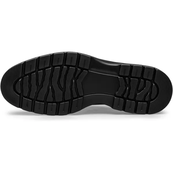 Mens Derby Shoes Simple Design Wide Dress Shoes D1318523 SpringBlack