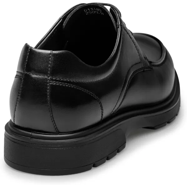 Mens Derby Shoes Simple Design Wide Dress Shoes D1318523 SpringBlack