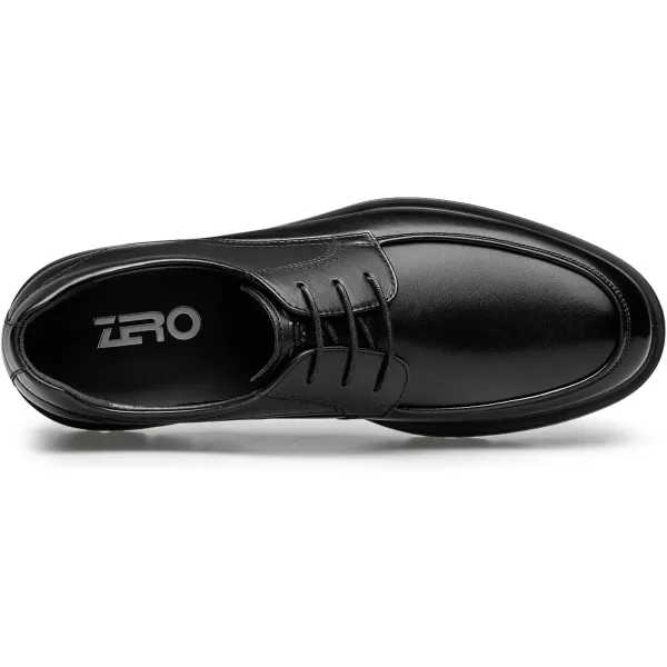 Mens Derby Shoes Simple Design Wide Dress Shoes D1318523 SpringBlack