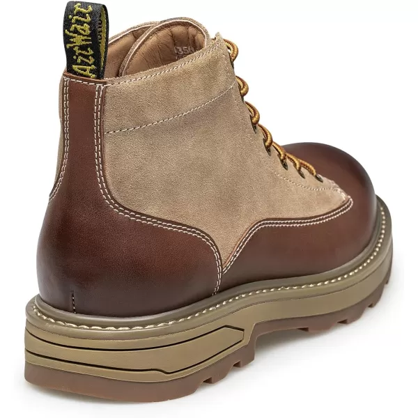 ZRO Mens Work shoes boots slip on wide width boots for men G35611 23 WinterBrown