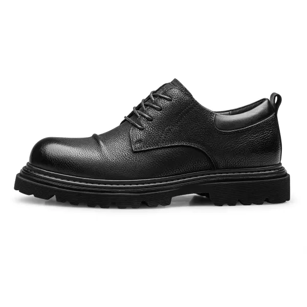 ZRO Mens dress sneakers leather casual shoes for men G33600 23 WinterBlack