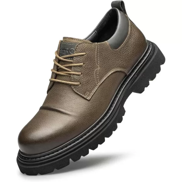 ZRO Mens dress sneakers leather casual shoes for men G33600 23 WinterBrown