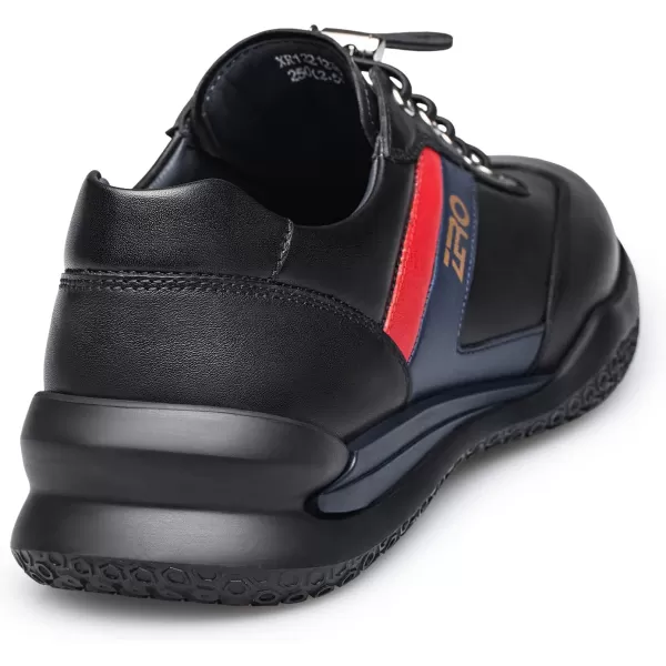 Mens Sneakers Athletic Shoes Soft Sole NonTied Shoe Strap 22 AutumnBlack