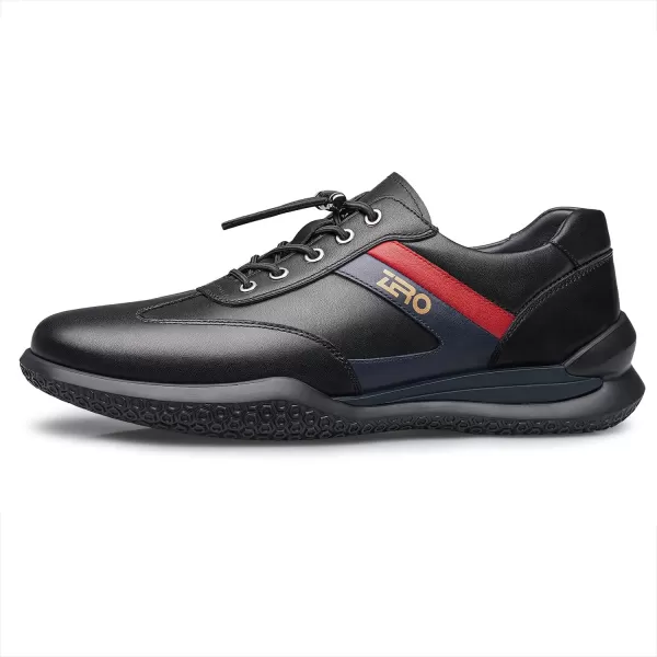 Mens Sneakers Athletic Shoes Soft Sole NonTied Shoe Strap 22 AutumnBlack
