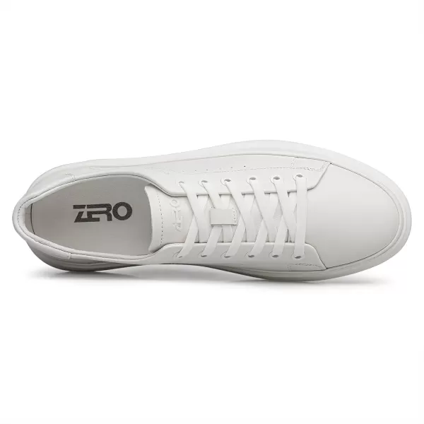 Mens fashion sneakers simple Casual leather shoes for men S13091 23 SpringWhite