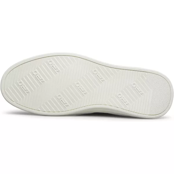 Mens fashion sneakers simple Casual leather shoes for men S13091 23 SpringWhite