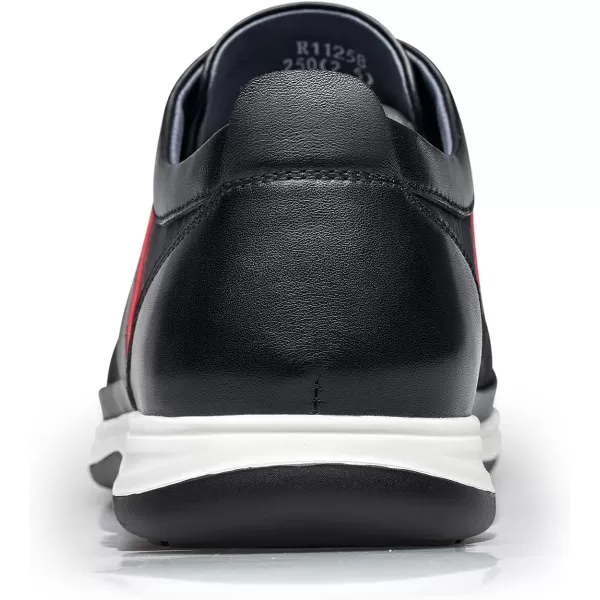 ZRO Mens Plain Toe Casual Fashion SneakersBlack