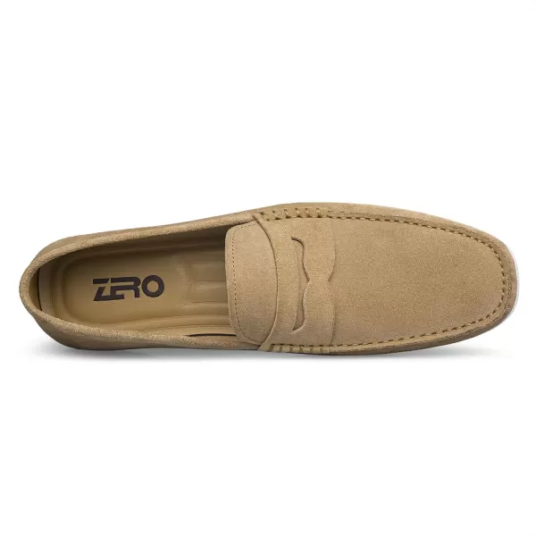 Mens Loafers Thick Sole Easy to Put on and take Off Laser Shoes NF1925 24 SpringBrown