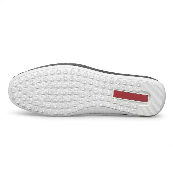 Mens Loafers Thick Sole Easy to Put on and take Off Laser Shoes NF1925 24 SpringGrey