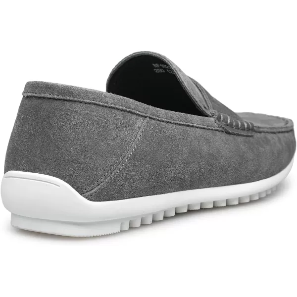 Mens Loafers Thick Sole Easy to Put on and take Off Laser Shoes NF1925 24 SpringGrey