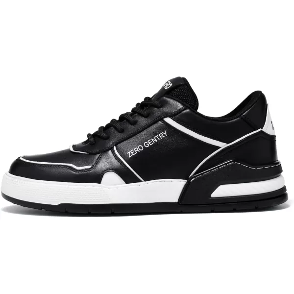 Mens Fashion Sneakers Genuine Leather Casual Walking Shoes for Men S1223319WinterBlack