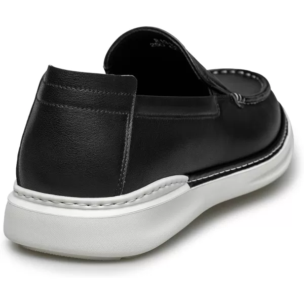 Mens Loafers ampamp Slipons Simple Design Leather Driving Shoes for Men R1312523 SpringBlack