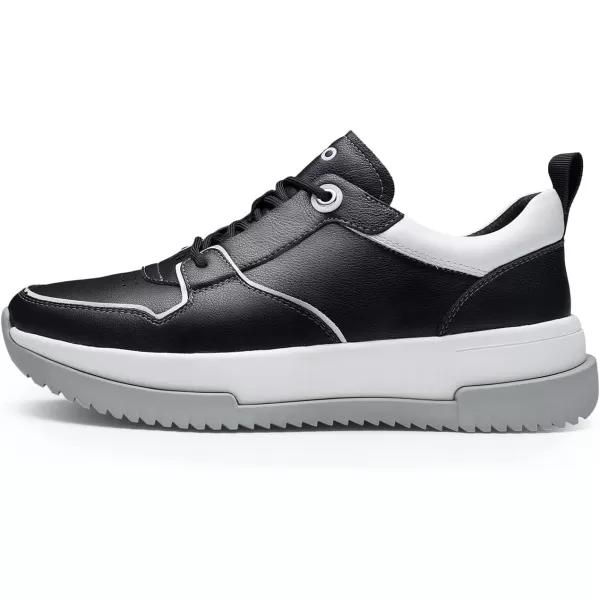 Mens Sneakers Thick Soles Athletic Shoes That Increase Your Height by 5cm 22 AutumnBlack