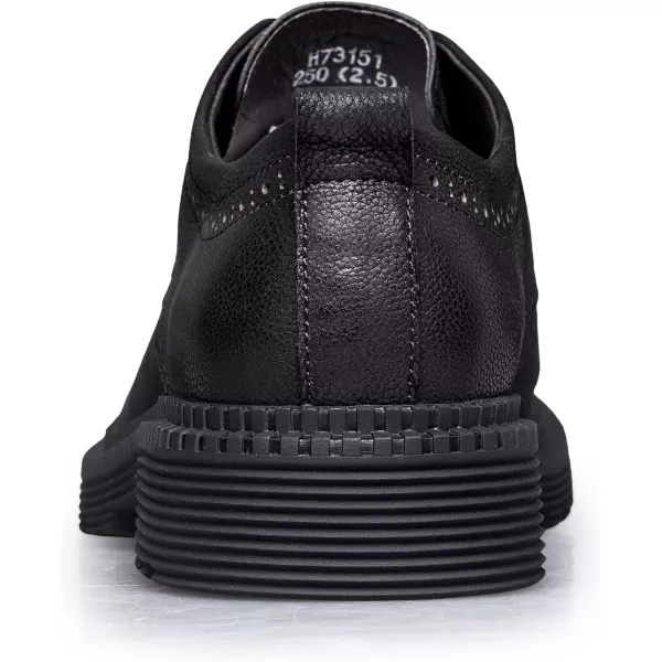 ZRO Mens H151 Slip Resistant Casual Business OxfordsBlack