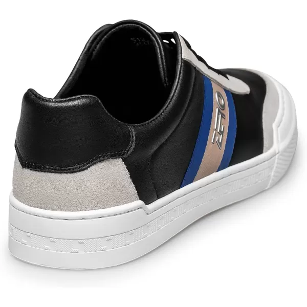 ZRO Mens sneakers mixed color Checkered casual shoes for men 22 modelBlack