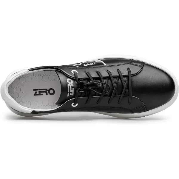 ZRO Sneakers Mens White Cowhide Leather Shoes Fashionable Casual EVA Tool R1277 22 AutumnBlack