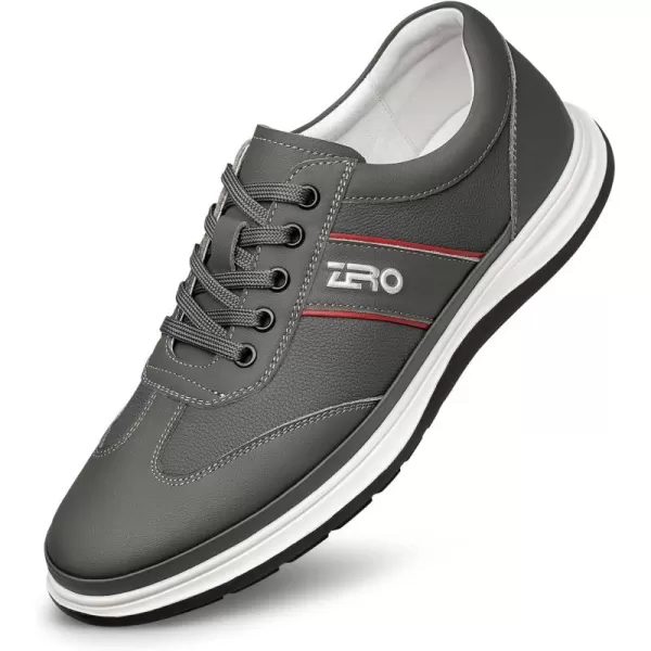 Mens Sneakers  Retro Training Shoes Genuine Leather Soft and Comfortable R33573 23 WinterGrey