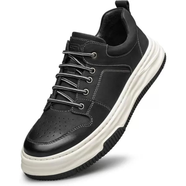 Mens fashion sneakers Platform Genuine leather shoes H33608 23 WinterBlack