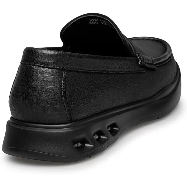 Loafer Mens Genuine Leather Soft Casual Wide XDF1859 24 SpringBlack