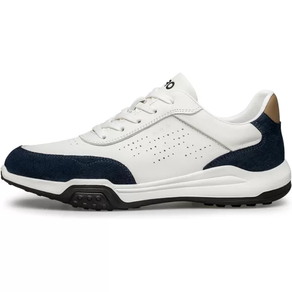 Mens Fashion Sneakers Genuine Leather Simple Design Walking Shoes YF1908 24 SpringBlue