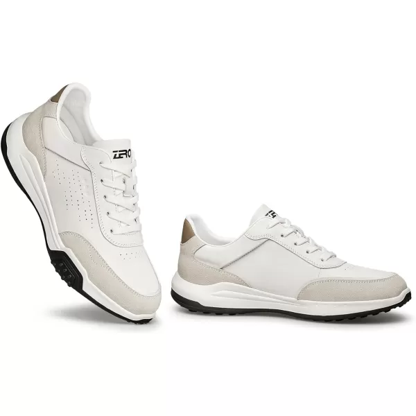 Mens Fashion Sneakers Genuine Leather Simple Design Walking Shoes YF1908 24 SpringGrey