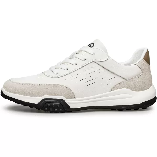 Mens Fashion Sneakers Genuine Leather Simple Design Walking Shoes YF1908 24 SpringGrey