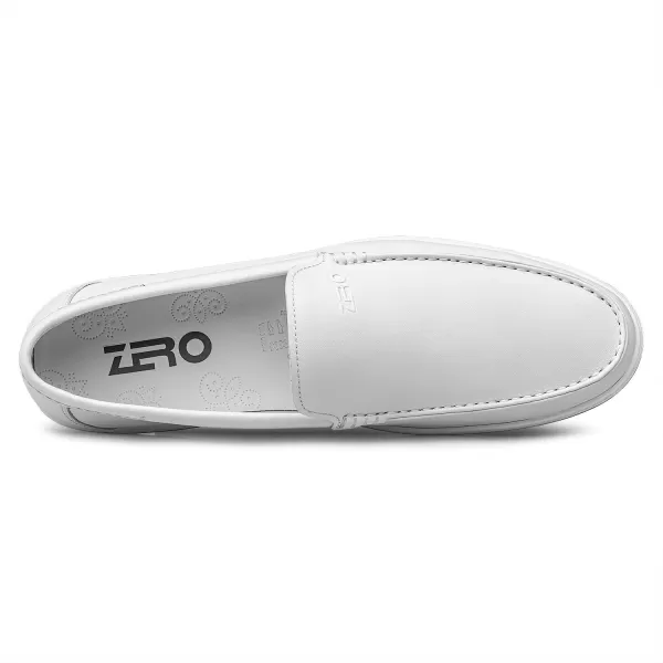 Mens Loafers Genuine Leather NonSlip UChip Wide R115922 AutumnWhite