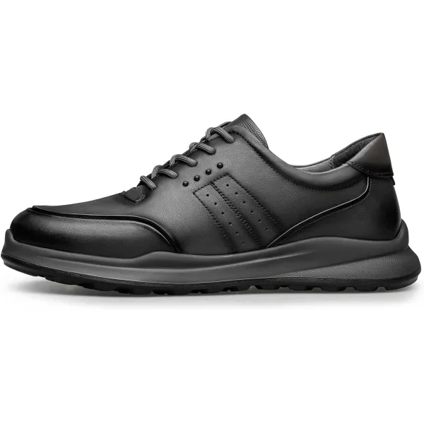 Mens fashion Sneakers Genuine Leather shoes for men R1223873WinterBlack