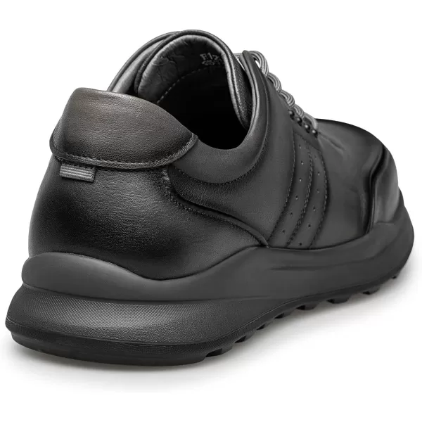 Mens fashion Sneakers Genuine Leather shoes for men R1223873WinterBlack