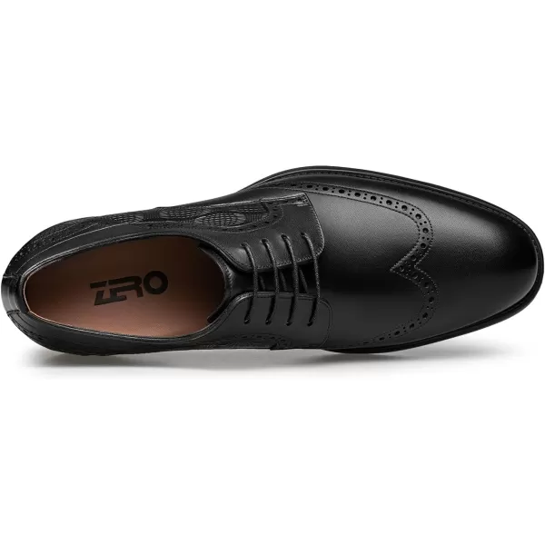 ZRO Mens Derby Dress Shoes Fashion Design Plain Toe XAF1871 24 SpringBlack