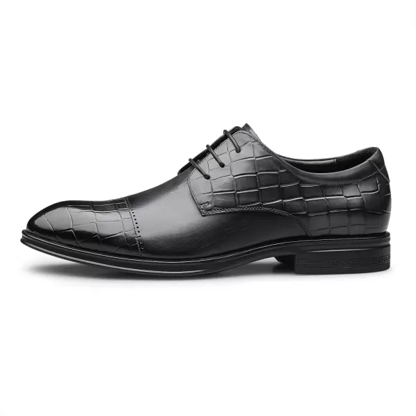 ZRO Mens Dress Shoes Straight chip Crocodile Pattern Formal Shoes A1223589AutumnGrey