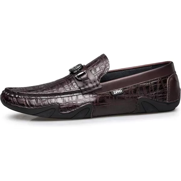 ZRO Mens N297 Fashion Driving Loafer Brown US 7