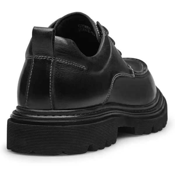 ZRO Mens dress sneakers Platform leather casual shoes for men G33601 23 WinterBlack