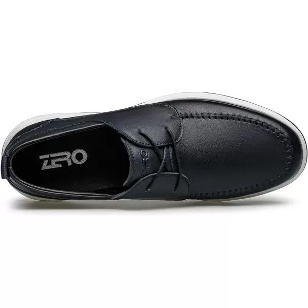 ZRO Mens fashion sneakers Soft calf leather Nonslip shoes for men R1308123 SpringNavy