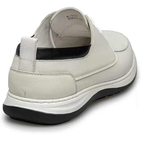 ZRO Mens fashion sneakers Soft calf leather Nonslip shoes for men R1308123 SpringWhite