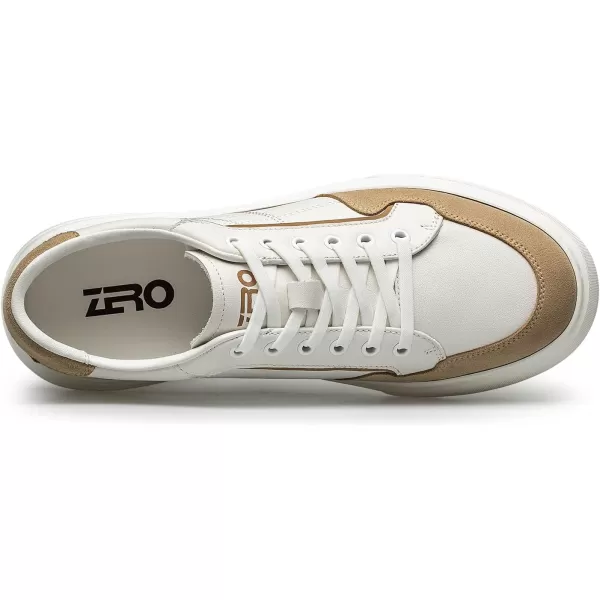 ZRO Mens fashion sneakers suede lace up leather shoes for men S1306723 SpringBrown