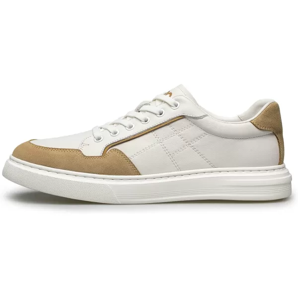 ZRO Mens fashion sneakers suede lace up leather shoes for men S1306723 SpringBrown