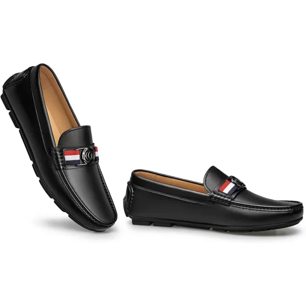 ZRO Mens loafers ampamp slipons casual wide width with Horsebit N1315223 SpringBlack