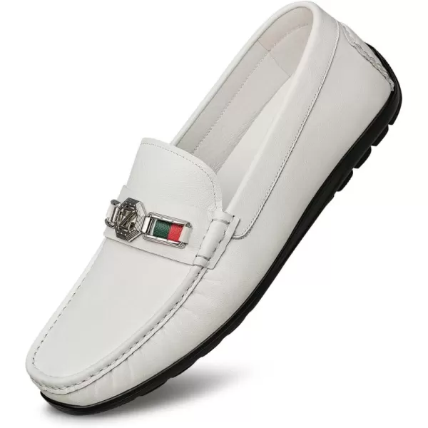ZRO Mens Loafers ampamp Slipons Driving Comfortable Shoes for Men NF1888 24 SpringWhite