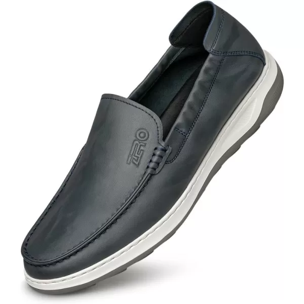 ZRO Mens Loafers ampamp Slipons Driving Wide Width Leather Shoes for Men XRF1829 24 SpringBlue