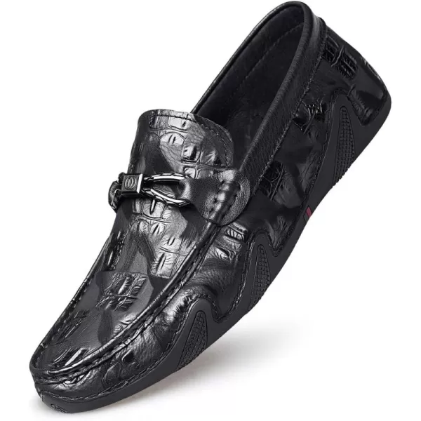 ZRO Mens N288 Moc Toe Driving LoaferBlack