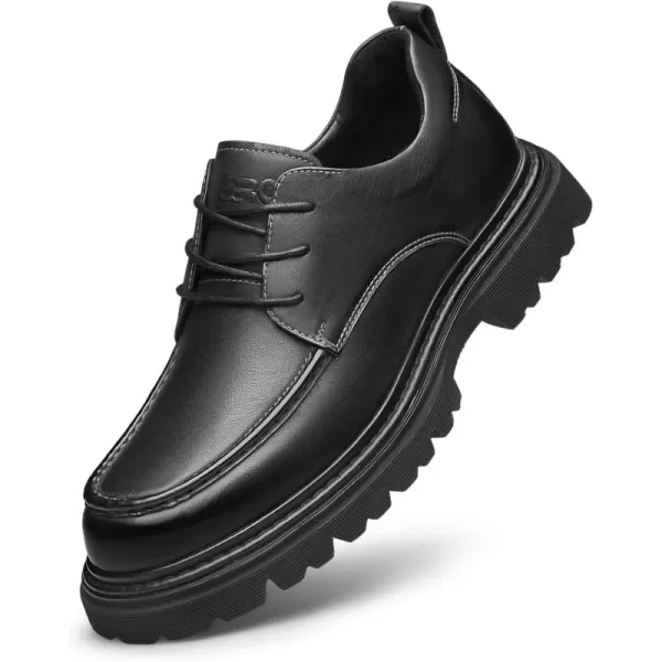 ZRO Mens dress sneakers Platform leather casual shoes for men G33601 23 WinterBlack