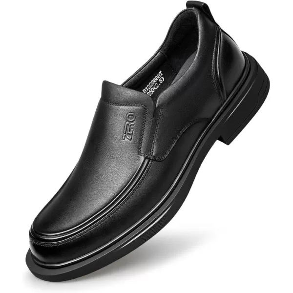 ZRO Slipon Mens Leather Shoes Vamp Loafer U tip B1223688T AutumnBlack